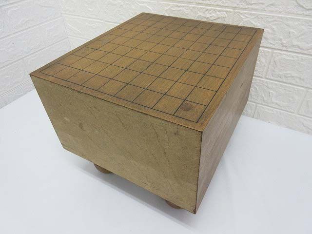 木製　足付き　将棋盤　6寸　天然木