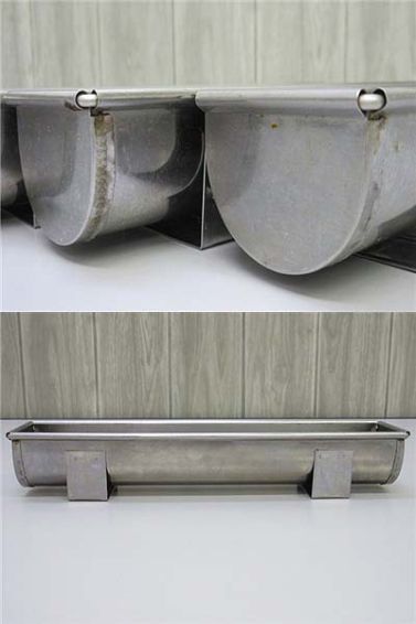 半円　焼型1　4個セット　65×310×45mm　ステンレス - 画像3