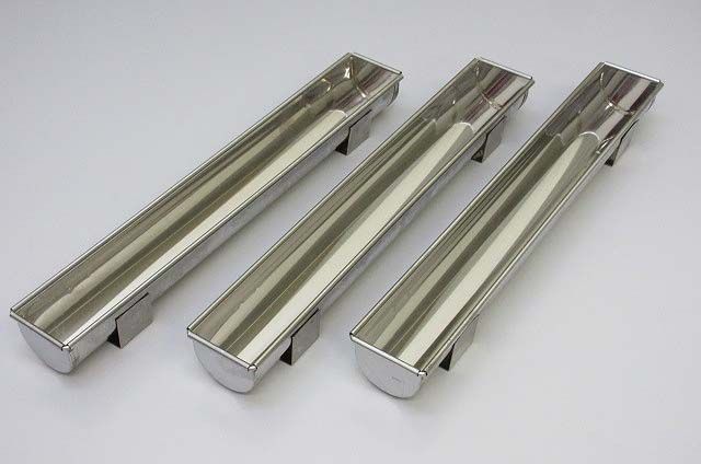 半円　焼型3　3個セット　55×375×45mm　ステンレス
