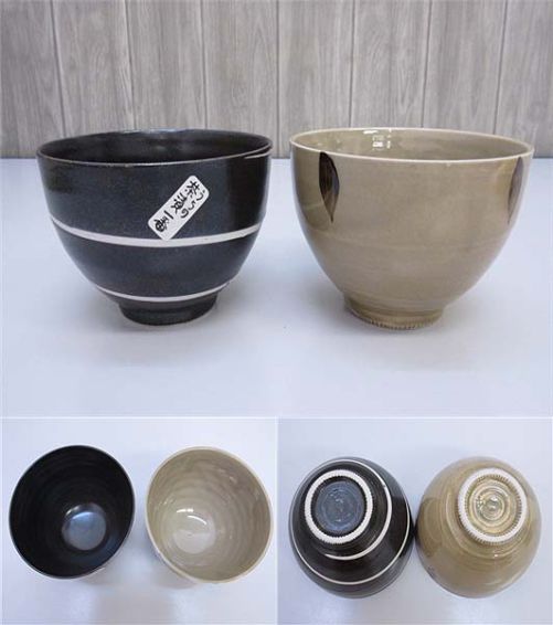 茶漬碗揃　2客セット　納豆鉢付き　和食器 - 画像2