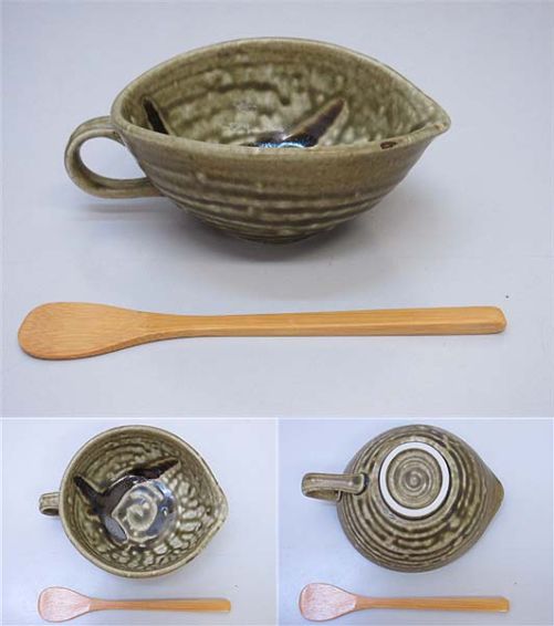 茶漬碗揃　2客セット　納豆鉢付き　和食器 - 画像3