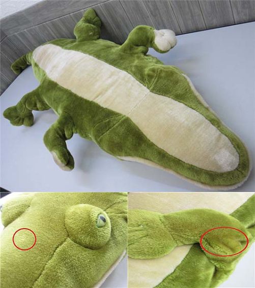 ワニ　ぬいぐるみ　グリーン　全長190cm