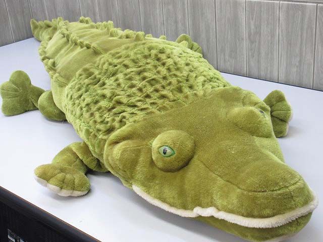 ワニ　ぬいぐるみ　グリーン　全長190cm