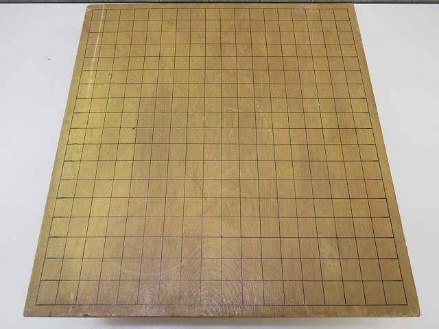 木製　足付き　碁盤　2寸　19路盤　高さ18cm