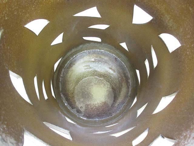 クリックで拡大 陶器製 傘立て ライトグレー 玄関 雨具入れ - 画像2