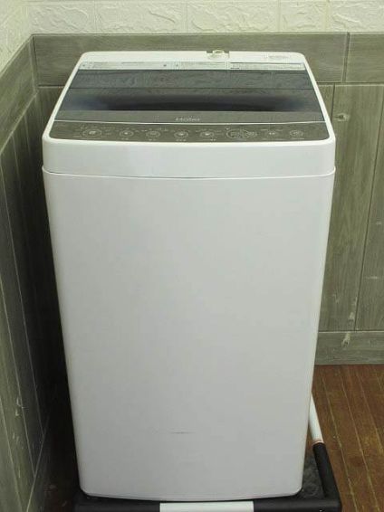 Haier（ハイアール）　洗濯機　4.5kg　ホワイト×ブラッ