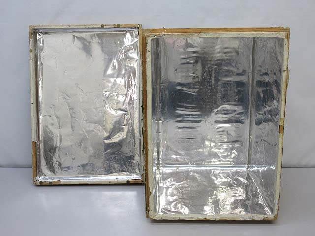 クリックで拡大 茶箱 中型 木箱 収納箱 保存箱 木製 昭和レトロ - 画像2