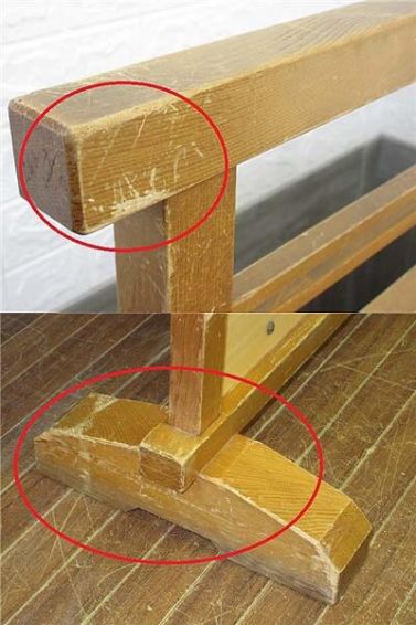 クリックで拡大 和風 パーテーション 衝立 1面 木製 衝立 間仕切り - 画像3