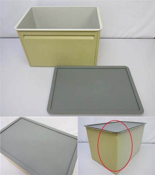 クリックで拡大 Tupperware(タッパーウェア) マルチオーガナイザー ワイド グレー - 画像3