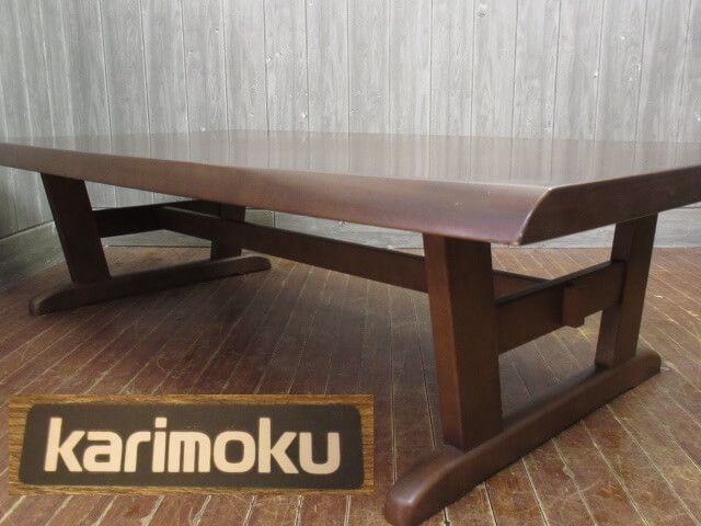 karimoku（カリモク）　座卓　135×74cm　スクエア　ローテーブル
