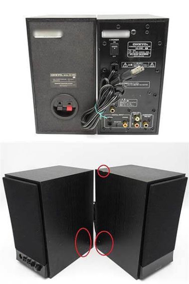 ONKYO（オンキョー）　PCスピーカー　ブラック　アンプ内蔵 - 画像3