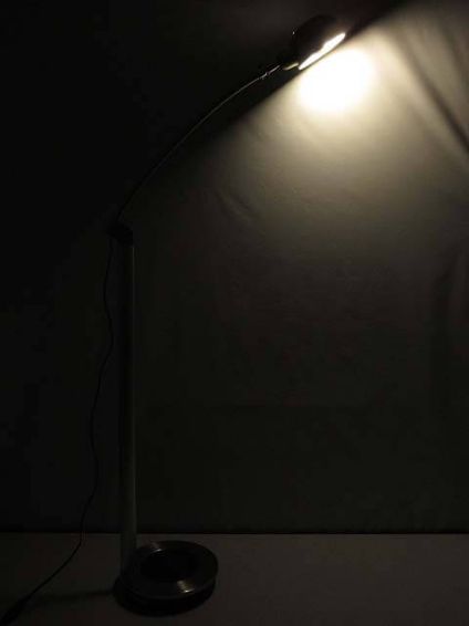 コンポジット　フロアスタンドライト　LED　1灯　シルバー