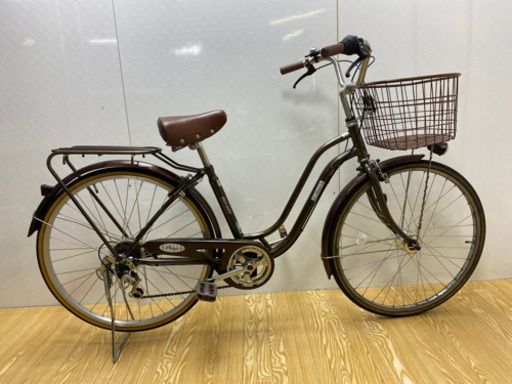 丸石　シティサイクル　プラージュ　ママチャリ　26インチ　自転車