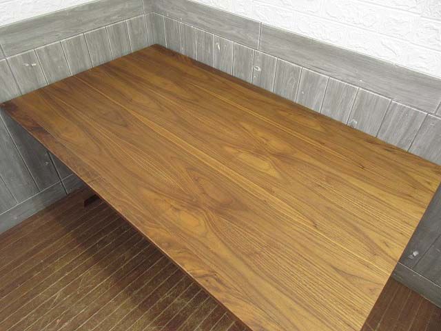 ダイニングテーブル　ダークブラウン　150×85cm　木製