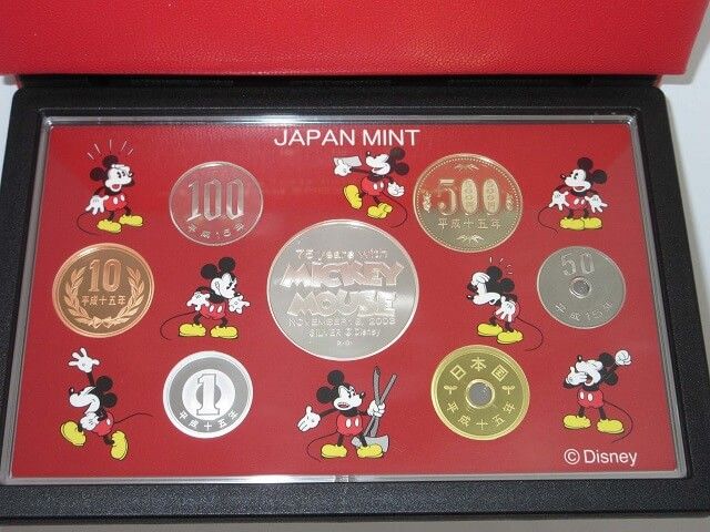 ミッキーマウス　2003　プルーフ貨幣セット