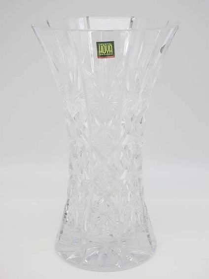 HOYA　クリスタル花瓶　CFS-98　高さ25cm　洋風　フラワーベース