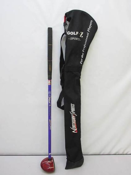 ノースウェイスポーツ　パークゴルフクラブ　紫　ソフトケース付　NORTHWAY SPORTS　右打ち用