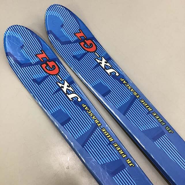 クリックで拡大 ジュニアスキー3点セット 138cm ブルー BxB JX-G1 FREE RIDE - 画像2