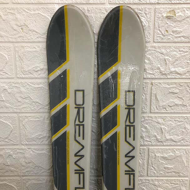 クリックで拡大 ジュニアスキー3点セット 140cm グレー×イエロー ドリームフライ DREAMFLY - 画像2