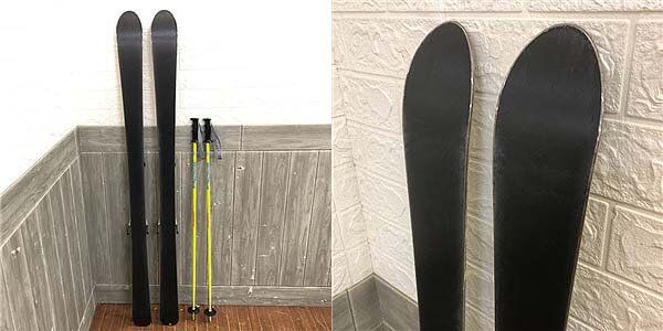 クリックで拡大 ジュニアスキー3点セット 140cm グレー×イエロー ドリームフライ DREAMFLY - 画像3