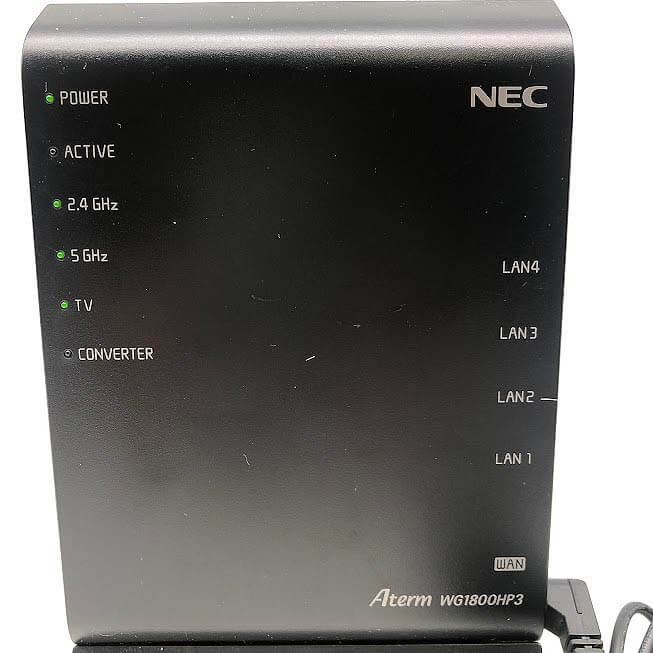 クリックで拡大 Wi-Fiルーター Aterm WG1800HP3 NEC 無線LAN ルータ マンション~4LDK 戸建~3階 - 画像2