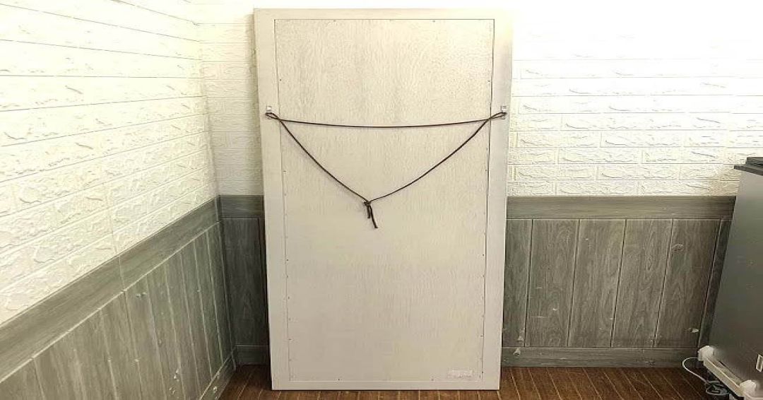 クリックで拡大 全身ミラー ホワイト 姿見 58×175cm 全身鏡 一面鏡 白 - 画像3