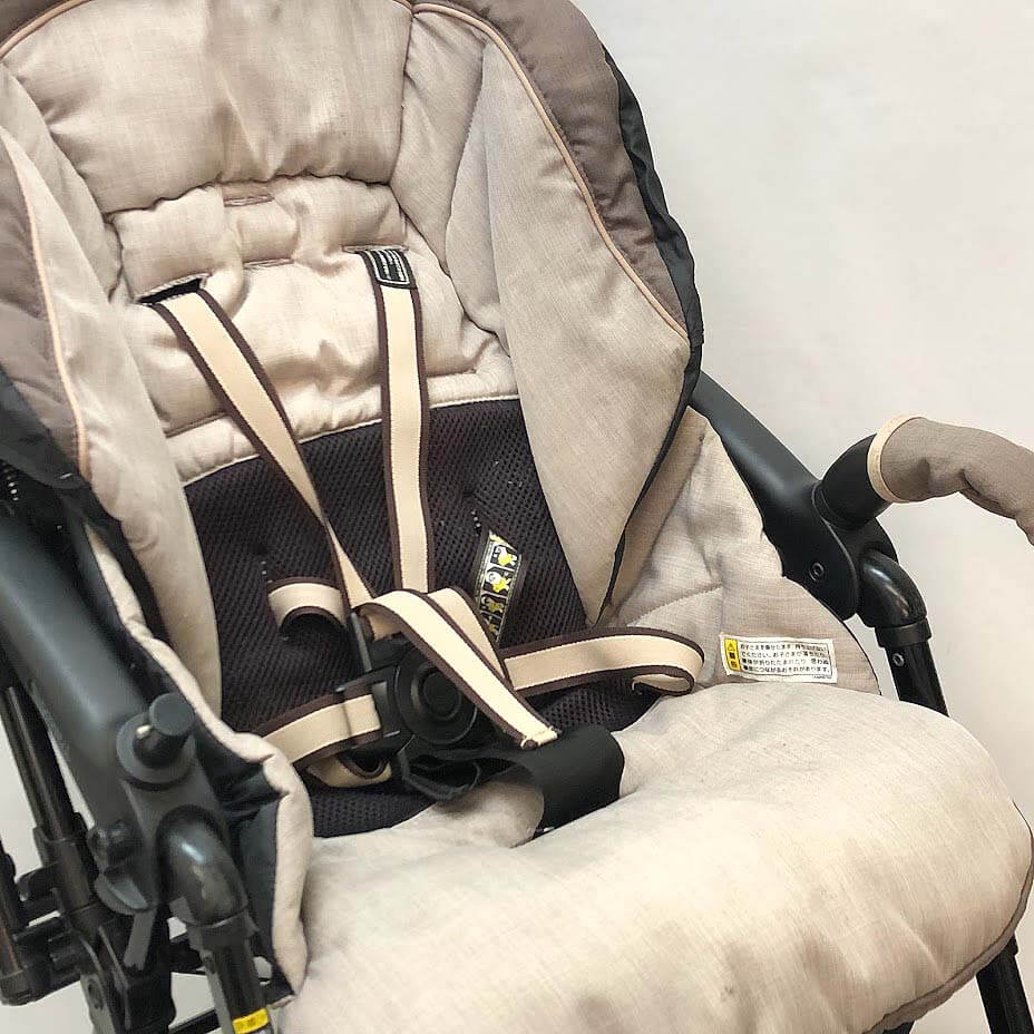 クリックで拡大 A型ベビーカー コンビ ホワイトレーベル 両対面式ベビーカー グレー メチャカルハンディ combi フェリシアグレー - 画像2