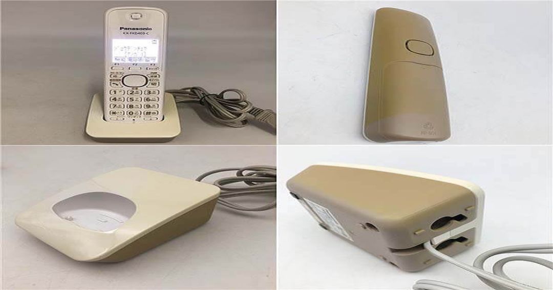 クリックで拡大 電話機 子機1台付き パナソニック ホワイト Panasonic デジタルコードレス電話機 ル・ル・ル 電話 白 - 画像3