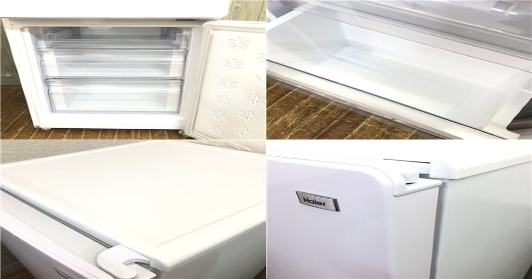 クリックで拡大 Haier(ハイアール) 冷蔵庫 148L ホワイト 2ドア 冷凍冷蔵庫 右開き 白 - 画像3