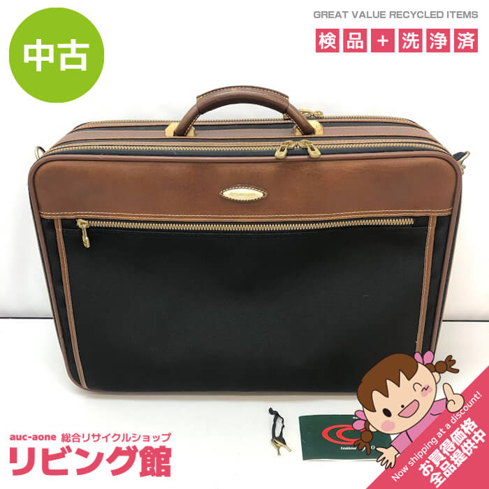 Samsonite（サムソナイト） ビジネスバッグ ブラック ナイロン×レザー ショルダーバッグ ブリーフケース メンズ 
