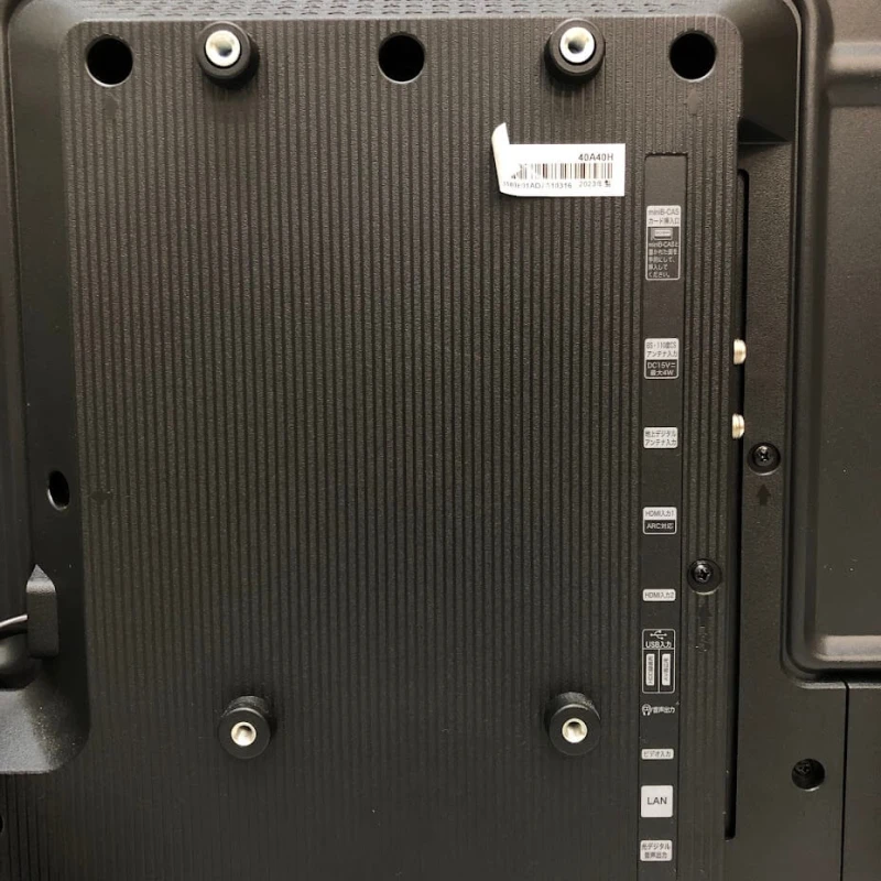 ハイセンス 液晶テレビ 40インチ 40A40H ブラック リモコン付き Hisense 2チューナー TV 40V型 フルハイビジョン - 画像4