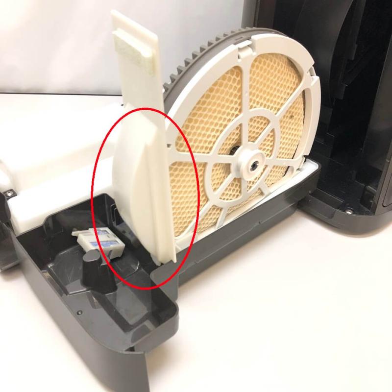 クリックで拡大 シャープ 加湿空気清浄機 ~23畳 グレー SHARP プラズマクラスター25000 加湿器 2.5L 気化式 乾燥対策 - 画像5