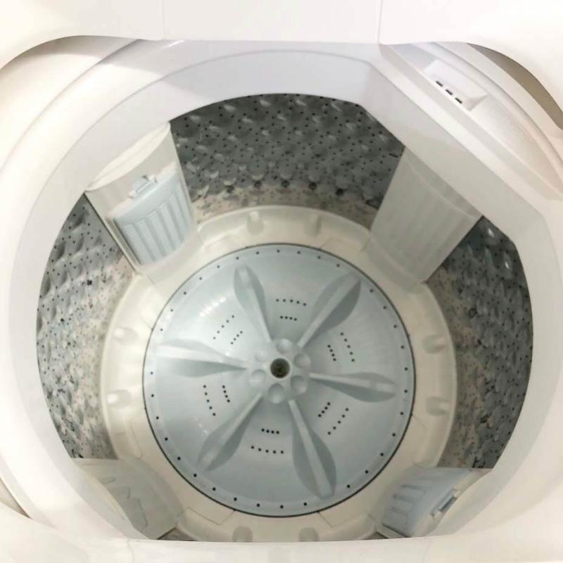 クリックで拡大 東芝 洗濯機 4.5kg ピュアホワイト 取扱説明書付 TOSHIBA 全自動洗濯機 縦型 白 上開き Wシャワー ステンレス槽 最低水位12L - 画像2
