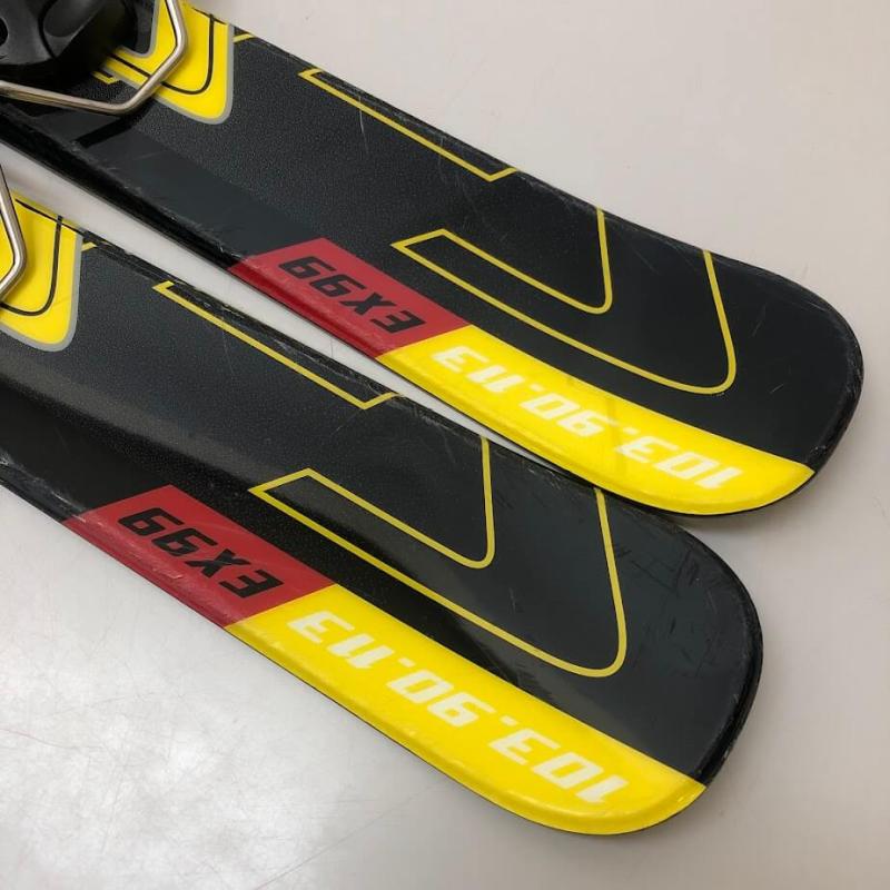 S-BLADE ショートスキー 99cm ブラック×イエロー ex99 黒×黄 ケース付き ファンスキー