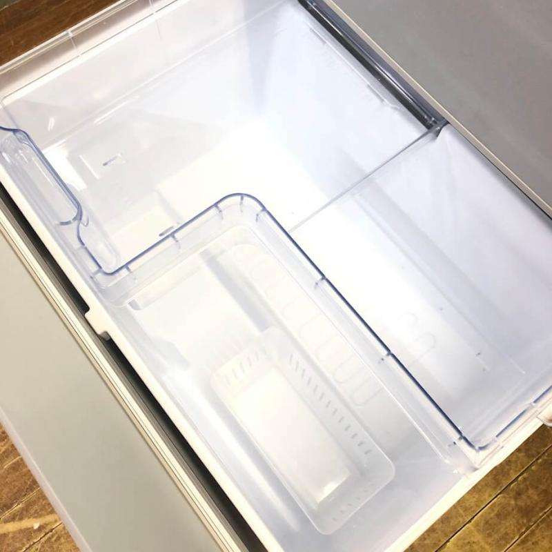 シャープ 冷蔵庫 350L  シルバー 3ドア どっちもドア 取扱説明書付 SHARP 冷凍冷蔵庫 両開き 左右フリー扉