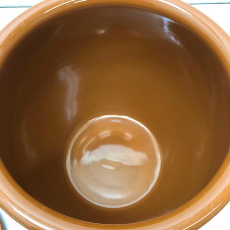 久松窯 飲食物容器 10号 蓋付 丸壺 常滑焼 漬物容器 陶器製 フタ付き 保存容器 大型 ブラウン 瓶 つぼ かめ