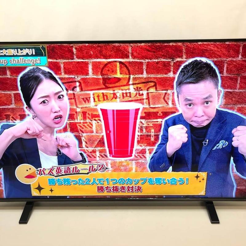 東芝 4K液晶テレビ 50インチ レグザ リモコン付き 取扱説明書付 TOSHIBA REGZA 50V型 TV 4Kチューナー 3チューナー