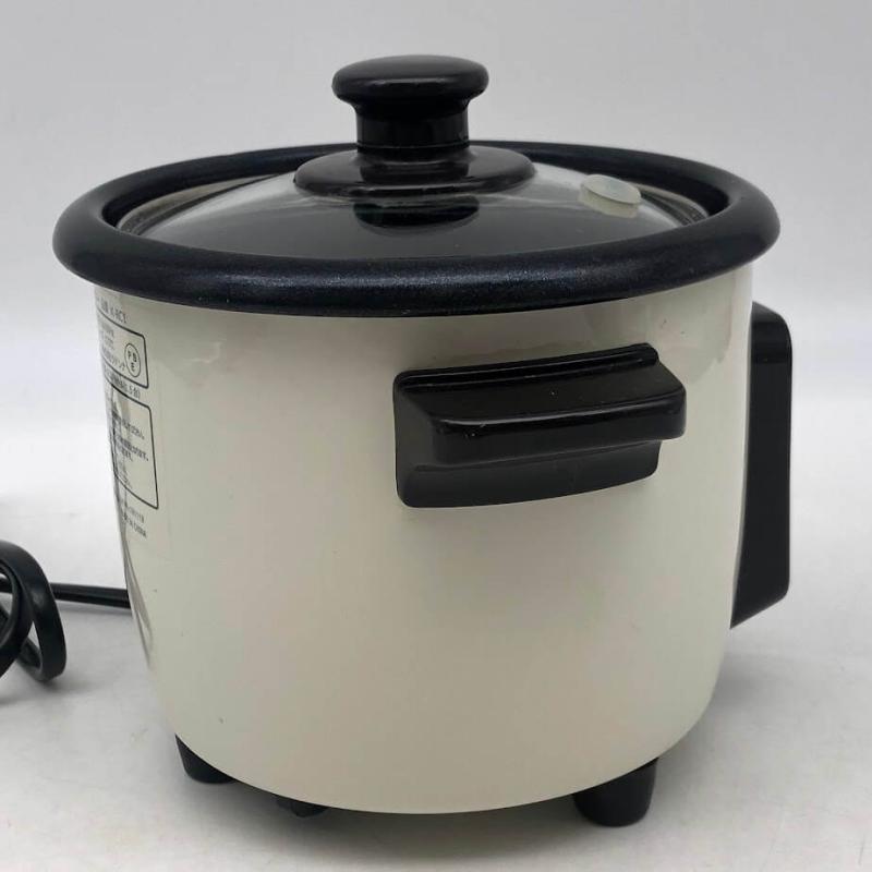Toffy ミニライスクッカー K-RC1 アッシュホワイト 1.5合 トフィー レトロ風家電 白 ミニ炊飯器