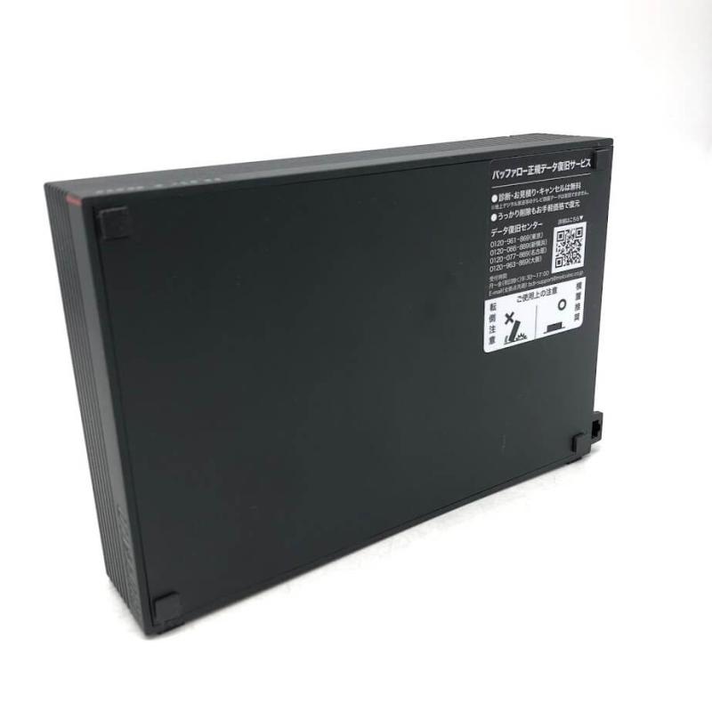 バッファロー 外付ハードディスク 4TB HD-EDS4U3-BC ブラック BUFFALO 外付けHDD 黒 据え置き型 コンパクト テレビ パソコン