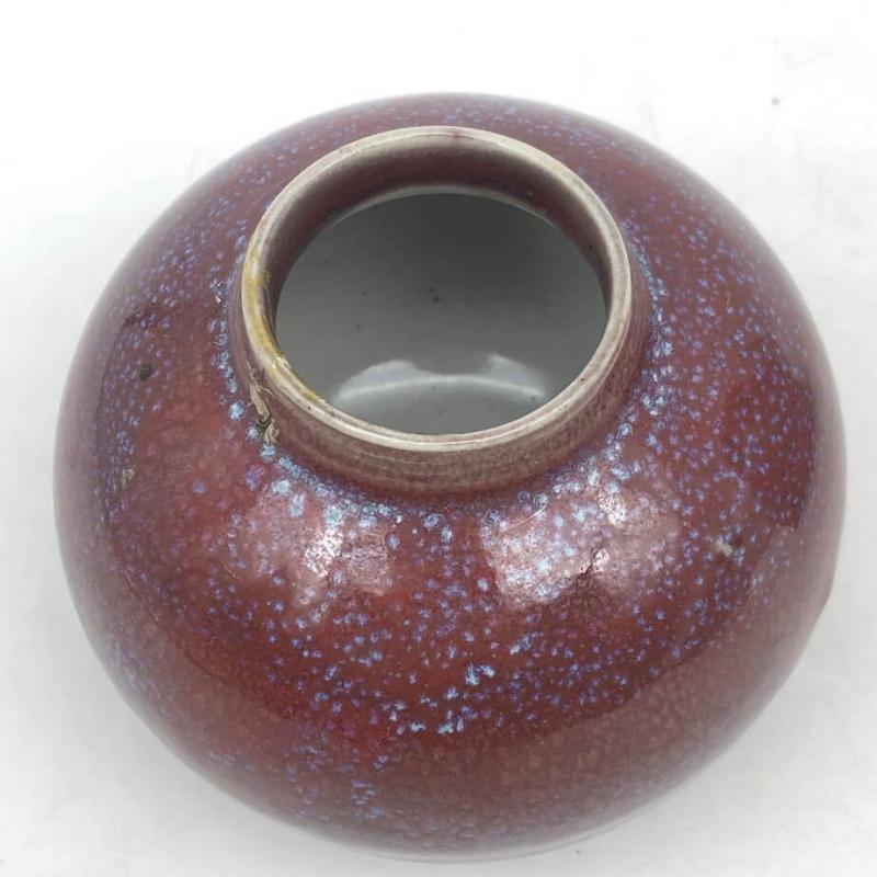 こぶ志焼 花瓶 2個セット 赤系 辰砂釉 陶器 一輪挿し 花器 和風 フラワーベース