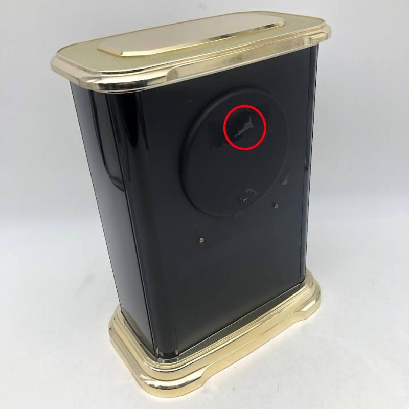 セイコー 置時計 BZ314G ゴールド 高さ30cm SEIKO アナログ時計 回転飾り ステップ秒針 金