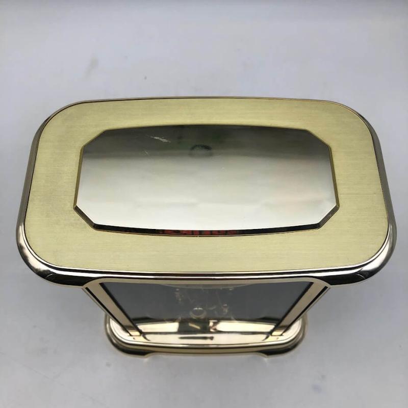 セイコー 置時計 BZ314G ゴールド 高さ30cm SEIKO アナログ時計 回転飾り ステップ秒針 金
