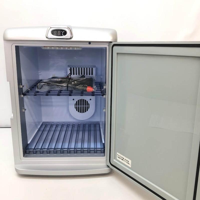 ディズニー冷温庫 シルバー 1ドア 20L 非売品 日産ノベルティ ミッキーマウス 元箱入り 取扱説明書付 車載可 小型冷蔵庫