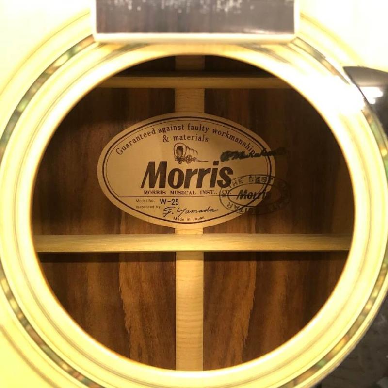 モーリス アコースティックギター W-25 ハードケース付き 日本製 MORRIS アコギ 6弦
