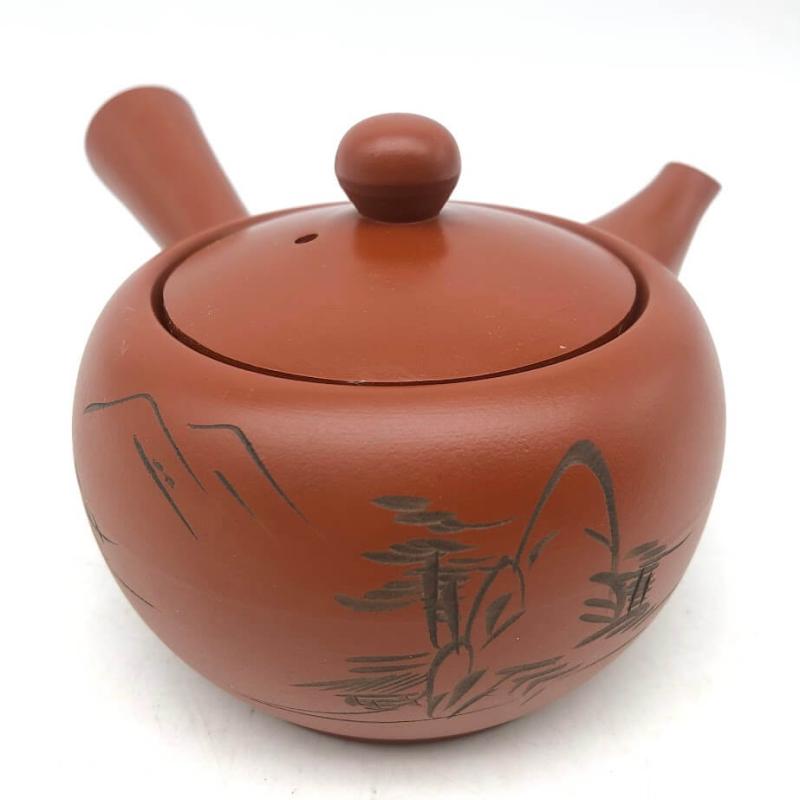 常滑焼 作山窯 お茶セット 急須＆湯呑5客 共箱付 茶器6点セット 茶器揃 お茶 陶器