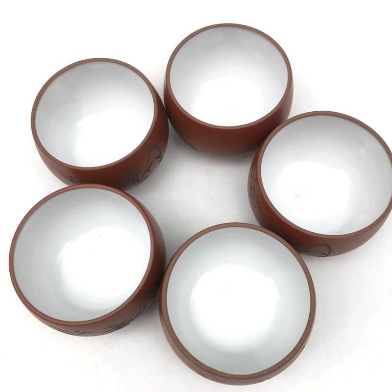 常滑焼 作山窯 お茶セット 急須＆湯呑5客 共箱付 茶器6点セット 茶器揃 お茶 陶器