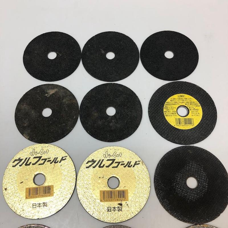 クリックで拡大 切断砥石 15枚セット 100-105mm 金属用 レヂトン ウルフゴールド トカゲ くろべ カーボンの力 - 画像4